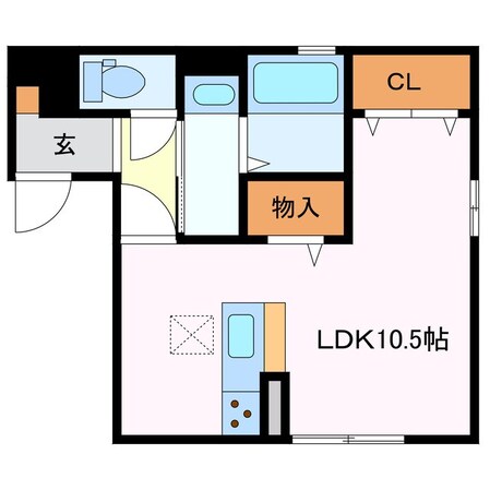 平田町駅 徒歩13分 1階の物件間取画像